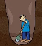 digging